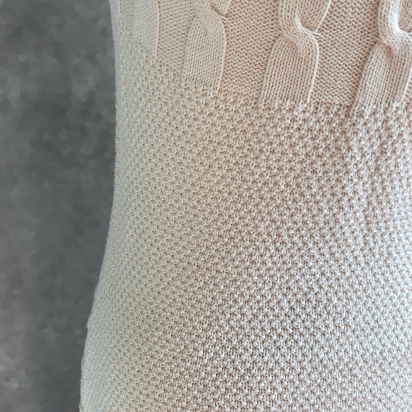 Boston Proper Cream Textured Cableknit Dress Sm - Picture 6 of 6